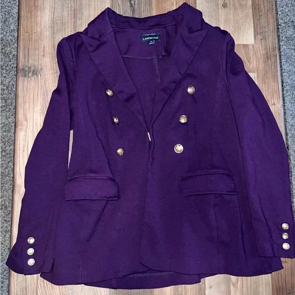 Lane Bryant Jackets & Blazers - Lane Bryant The BRYANT BLAZER, Size 12, Purple